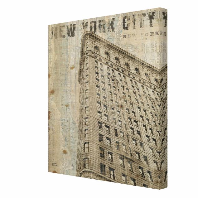 Obrazy na płótnie Nowy Jork Vintage NY Flat Iron