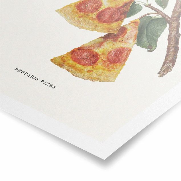 Obrazy kwiatowe Zakład Vintage - Pizza