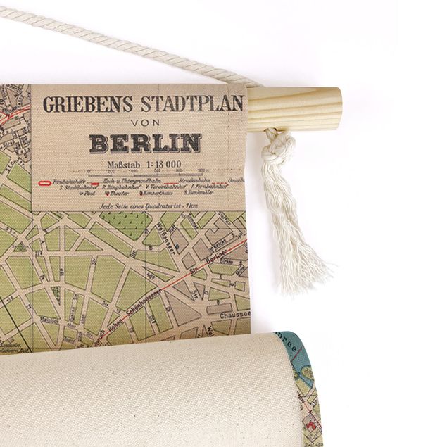 Obrazy vintage Vintage Map Of Berlin