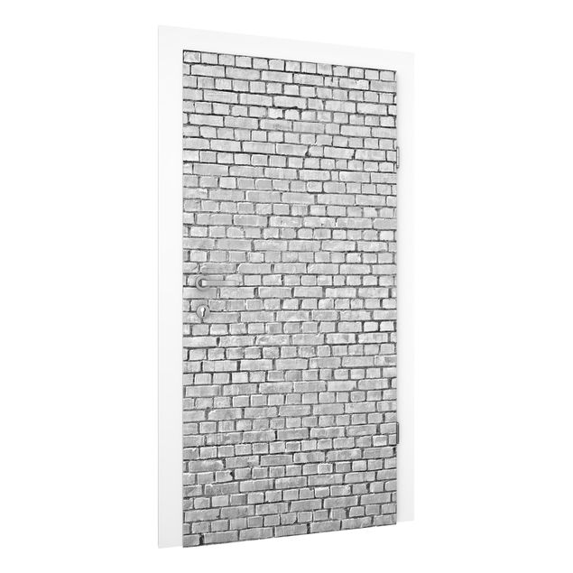 Fototapety cegła Backstone brick czarno-biały