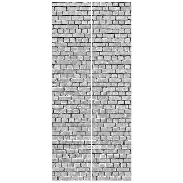 Tapety na ściany Backstone brick czarno-biały