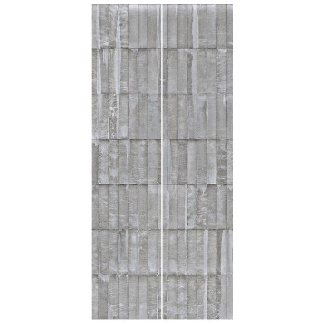 Fototapety 3d Tapeta z betonową cegłą