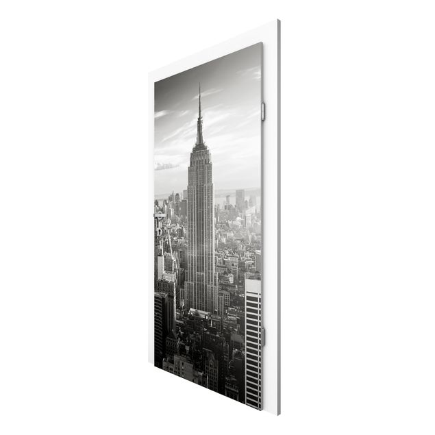 Fototapeta czarno biała Manhattan Skyline