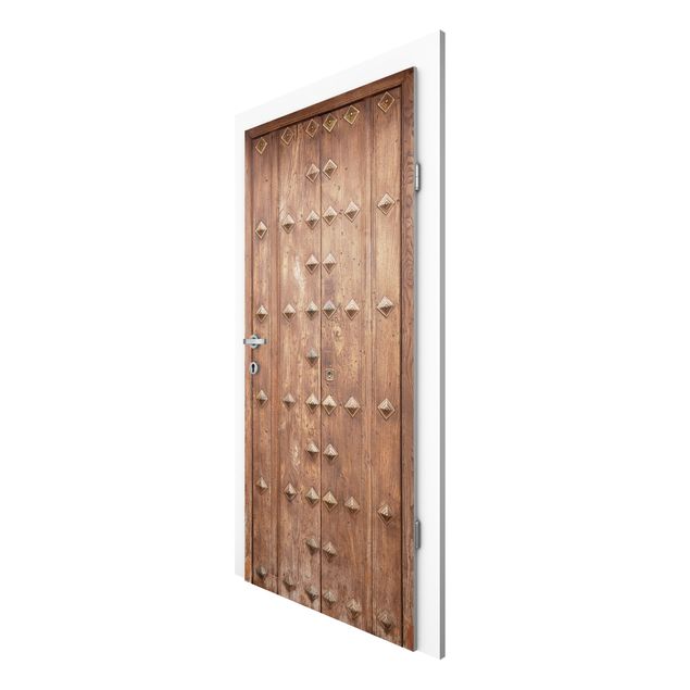 Tapety Rustykalne hiszpańskie drzwi drewniane