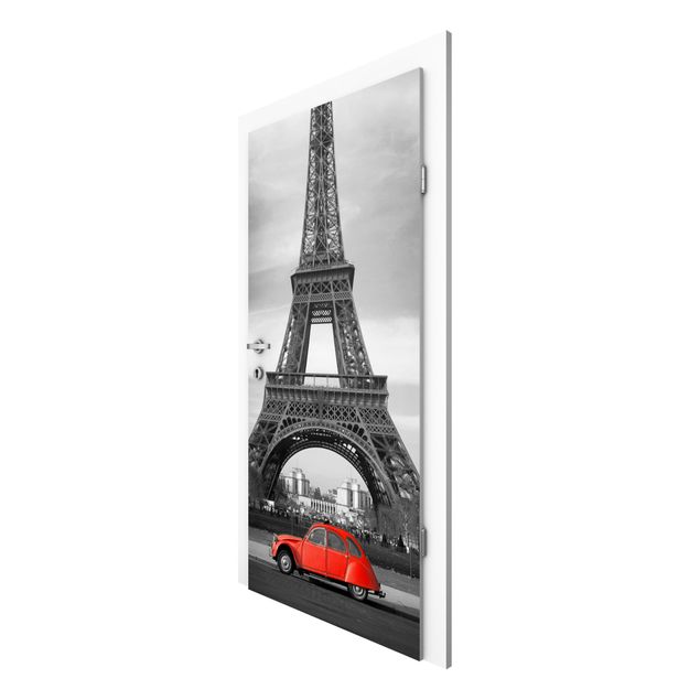 Fototapeta czarno biała Spot na temat Paryża