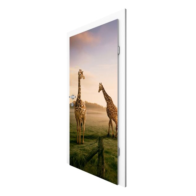 żyrafa tapeta Surrealistyczne żyrafy