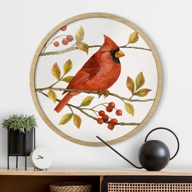 Pokój dziecięcy Birds And Berries - Northern Cardinal