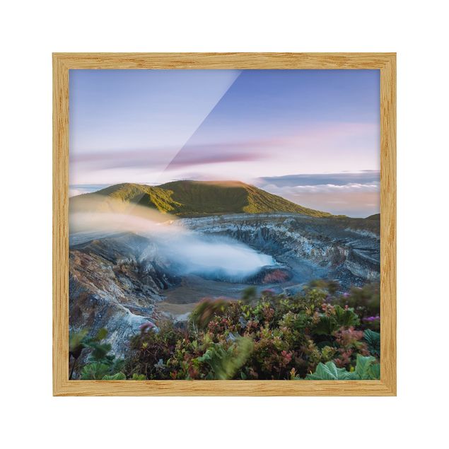 Obrazy na ścianę krajobrazy Wulkan Poás o świcie
