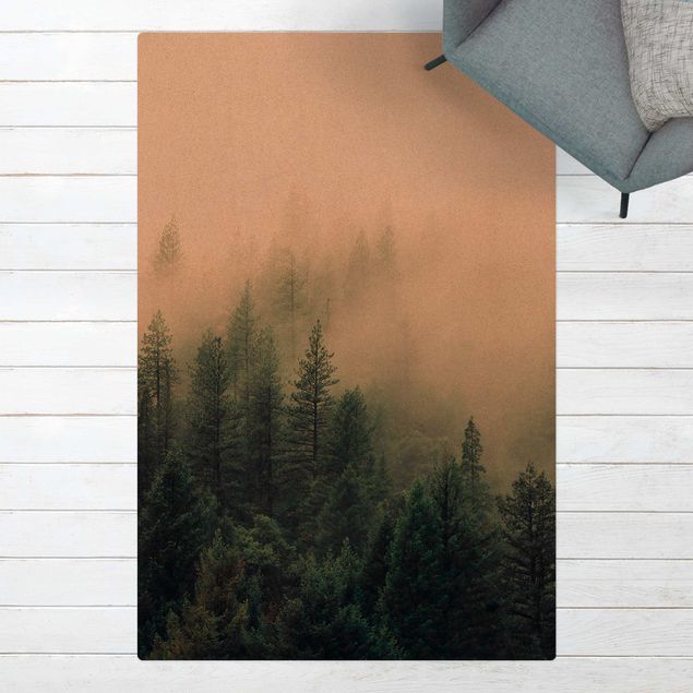 dywany nowoczesne Las we mgle Przebudzenie