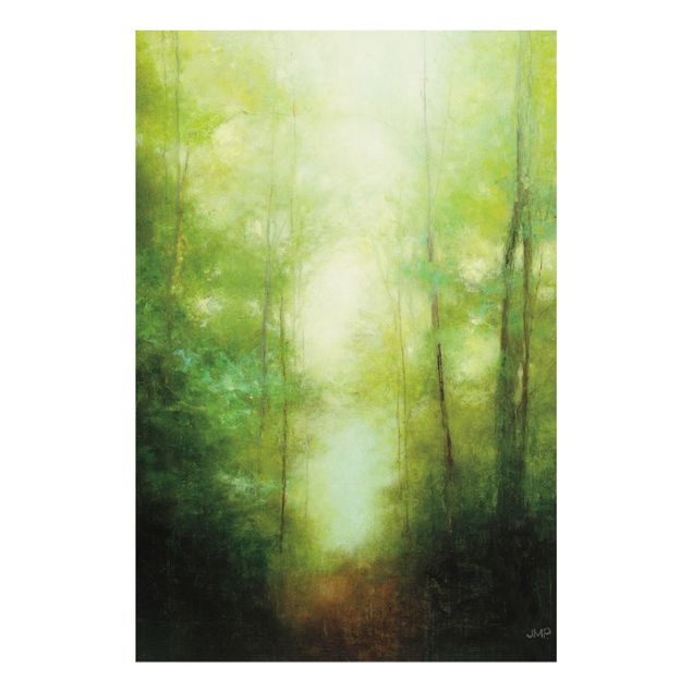 Obraz drzewo Forest walk in the mist