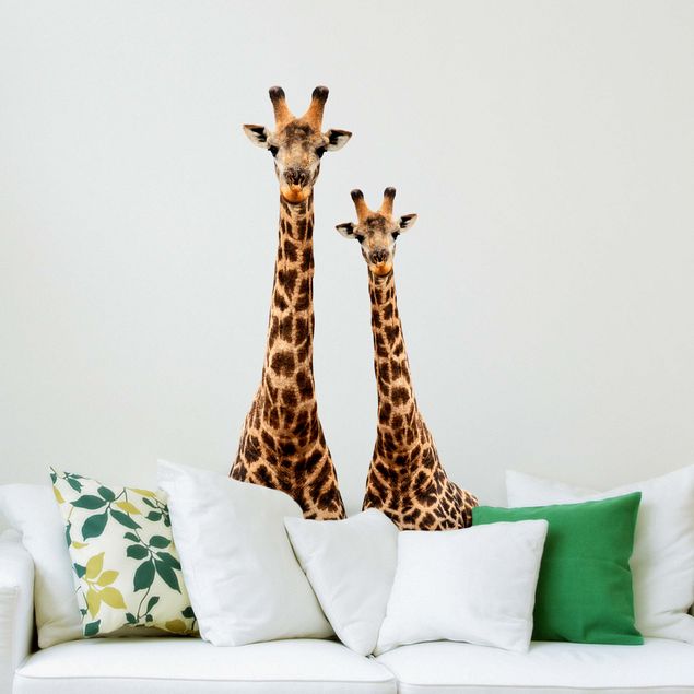 Pokój dziecięcy Portret dwóch żyraf