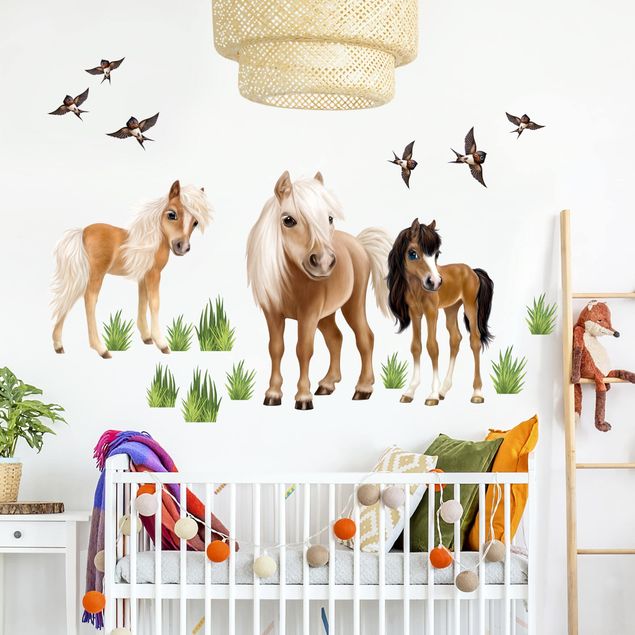 Pokój niemowlęcy Animal Club International - zestaw Konie