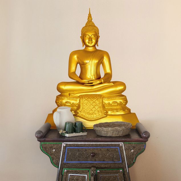 Dekoracja do kuchni Zen Budda złoty