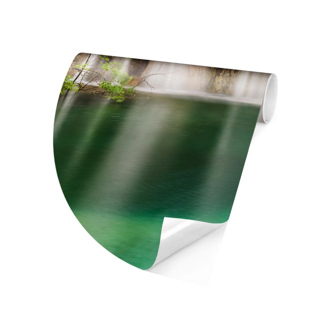 Tapeta zielona Wodospad Plitwickie Jeziora