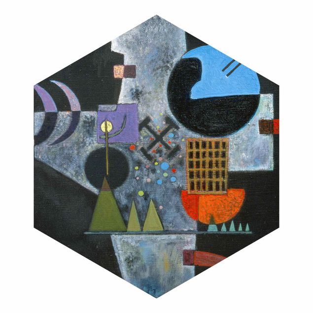 Tapeta ścienna Wassily Kandinsky - Kształt krzyża