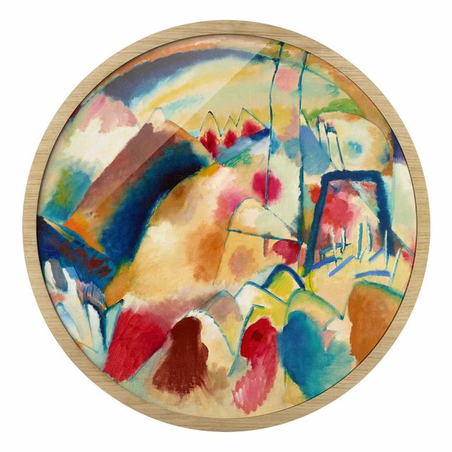 Obrazy do salonu nowoczesne Wassily Kandinsky - Landscape With Church