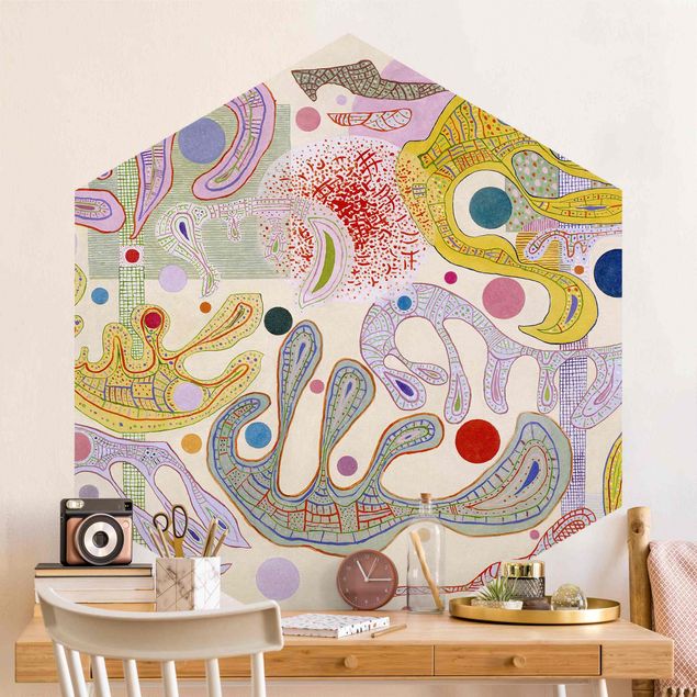 Dekoracja do kuchni Wassily Kandinsky - Kapryśne formy