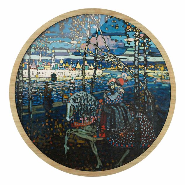 Nowoczesne obrazy Wassily Kandinsky - Riding Paar