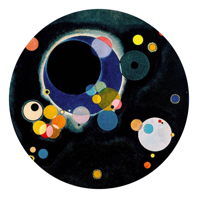 Fototapety abstrakcja Wassily Kandinsky - Szkicowanie okręgów