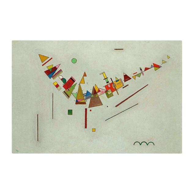 Ekspresjonizm obrazy Wassily Kandinsky - Huśtawka kątowa