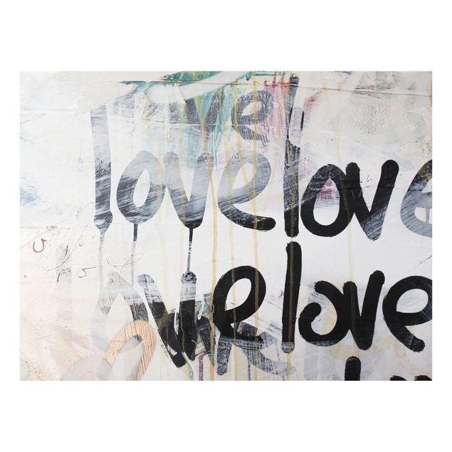Obrazy z napisami We love Graffiti