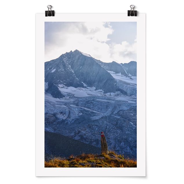 Góry obraz Waymarking w Alpach