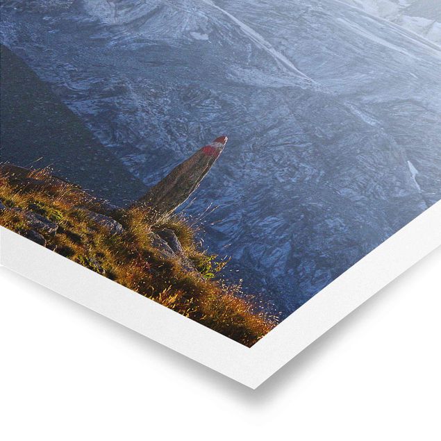 Obrazy na ścianę krajobrazy Waymarking w Alpach