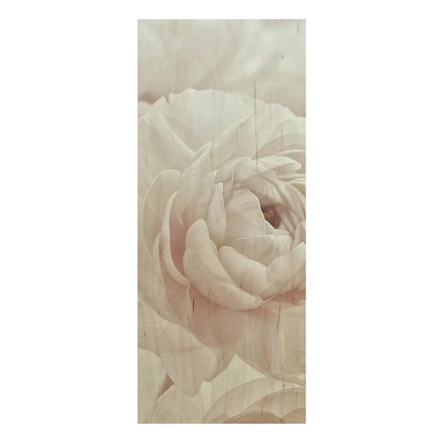 Obrazy Biały kwiat w morzu kwiatów