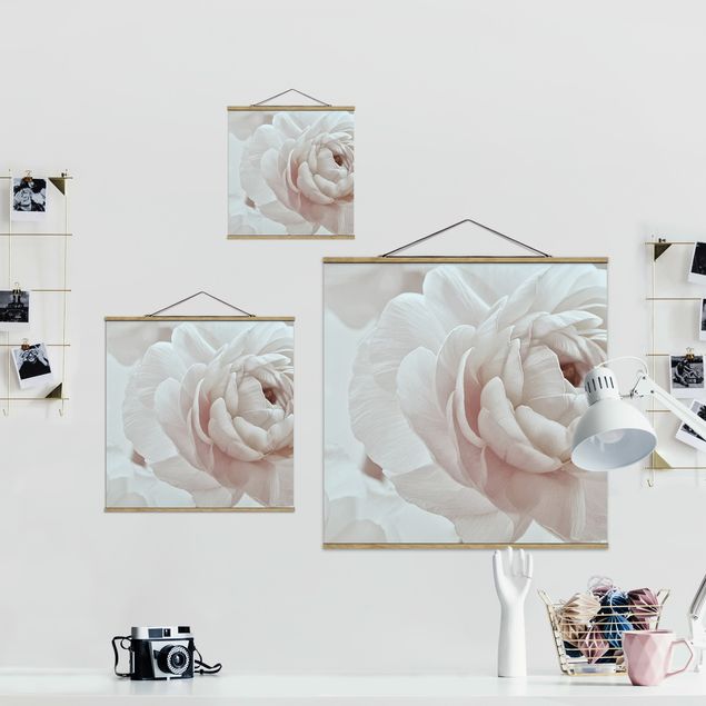 Obrazy na ścianę Biały kwiat w morzu kwiatów
