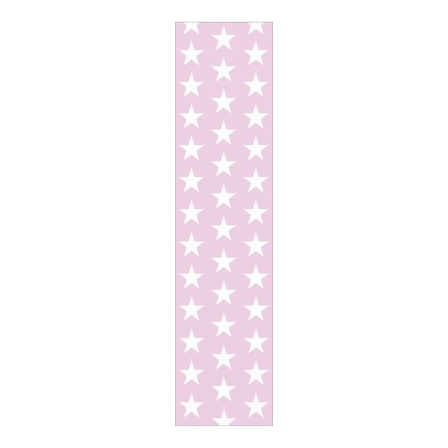 Tekstylia domowe Białe gwiazdki na różowym tle