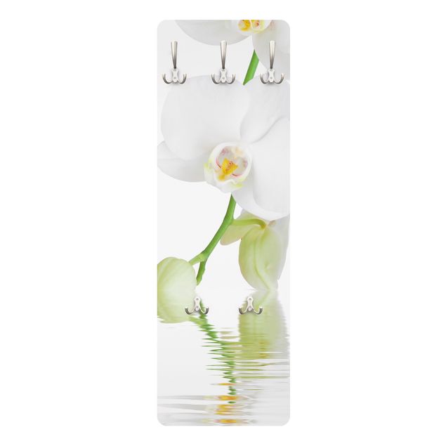 Wieszak ścienny - Orchidea wellness - Orchidea biała