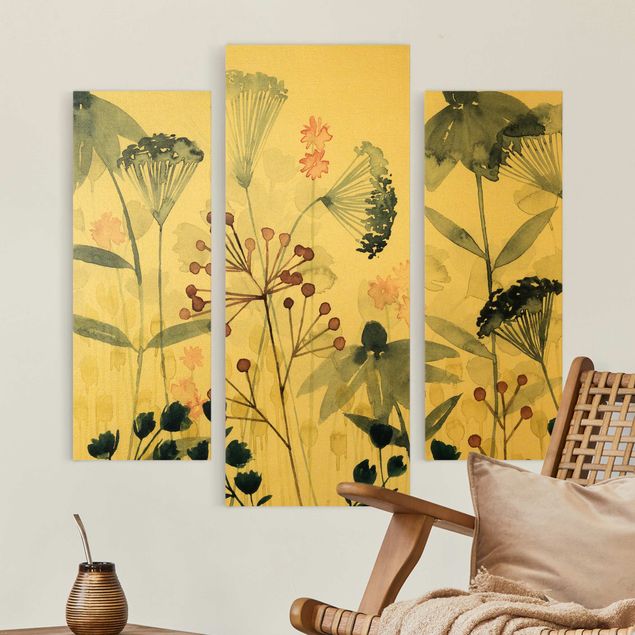 Obrazy na ścianę Akwarela "Dzikie kwiaty" I