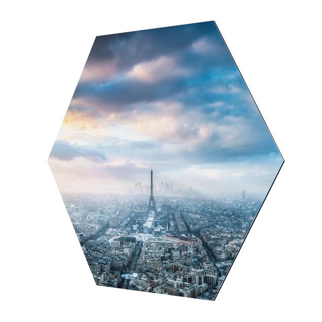 Obrazy architektura Zima w Paryżu