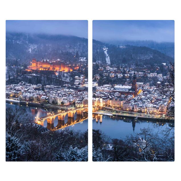Pokrywa kuchenki - Zima w Heidelbergu
