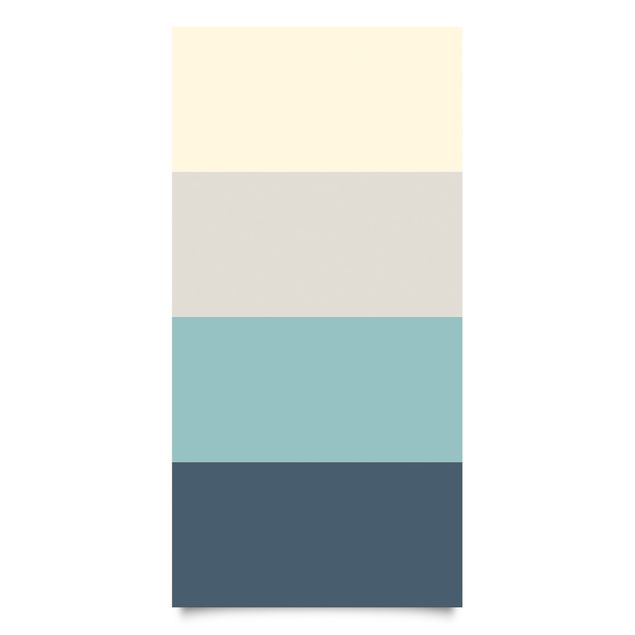 Folia samoprzylepna - Cosy Colours Stripes Lagoon - Cashmere Sand Pastel Turquoise Slate Blue