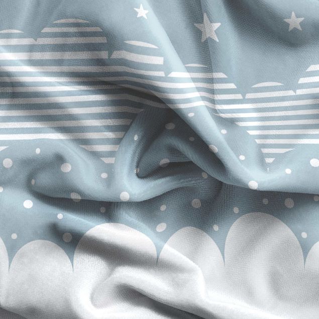 Pokój niemowlęcy Clouds and Stars - blue