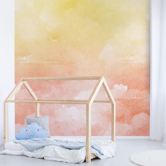 Pokój niemowlęcy i dziecięcy  Clouds In The Sky Pastel