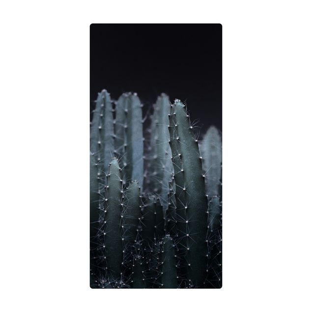 duży dywan Kaktus pustynny nocą
