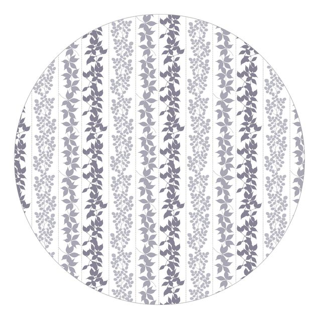 Andrea Haase obrazy  Sylwetki delikatnych liści z paskami