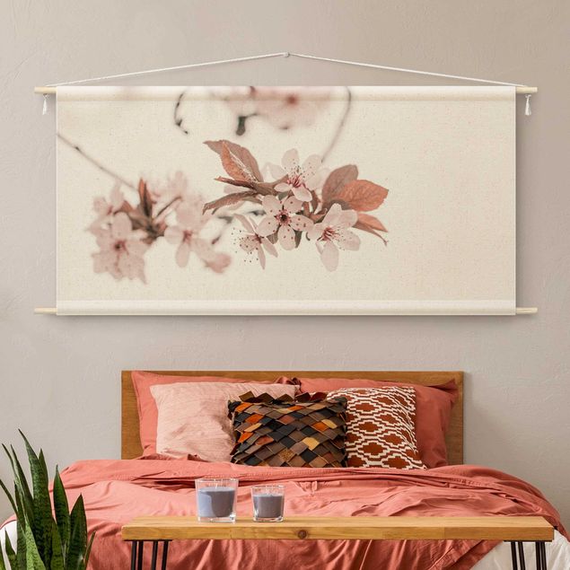 Obrazy do salonu Delicate Cherry Blossoms On A Twig