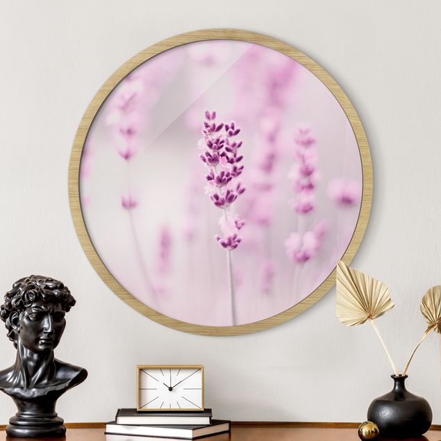 Nowoczesne obrazy do salonu Pale Purple Lavender