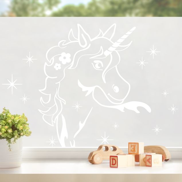 Folia okienna dla dzieci Magical Unicorn II
