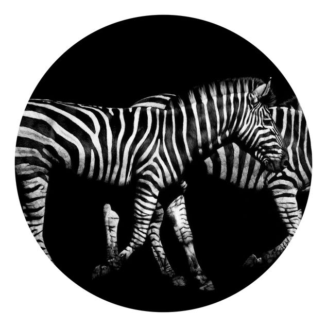 Tapeta ścienna Zebra przed Czarnym