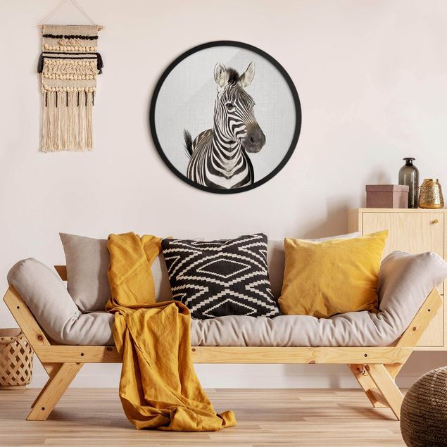 Nowoczesne obrazy do salonu Zebra Zilla