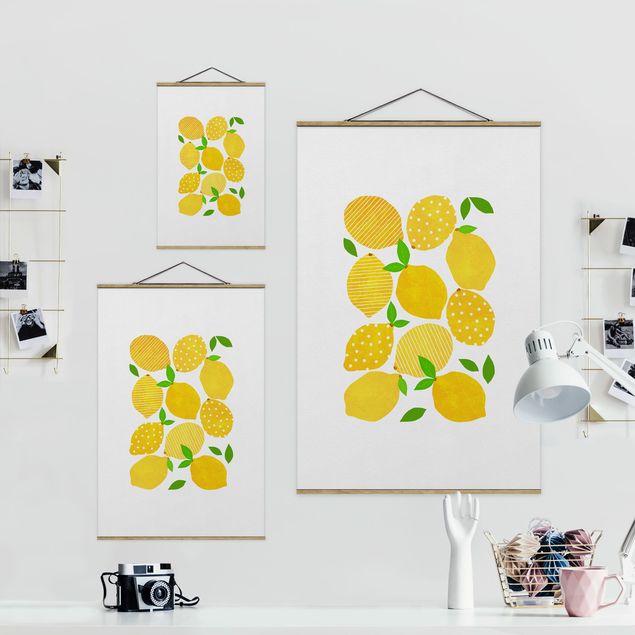 Obrazy na ścianę Lemony z kropkami