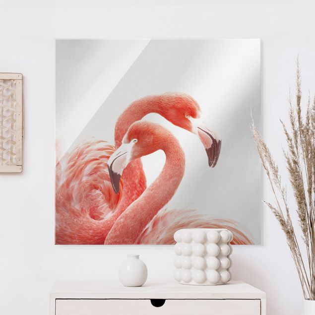 Dekoracja do kuchni Dwa flamingi